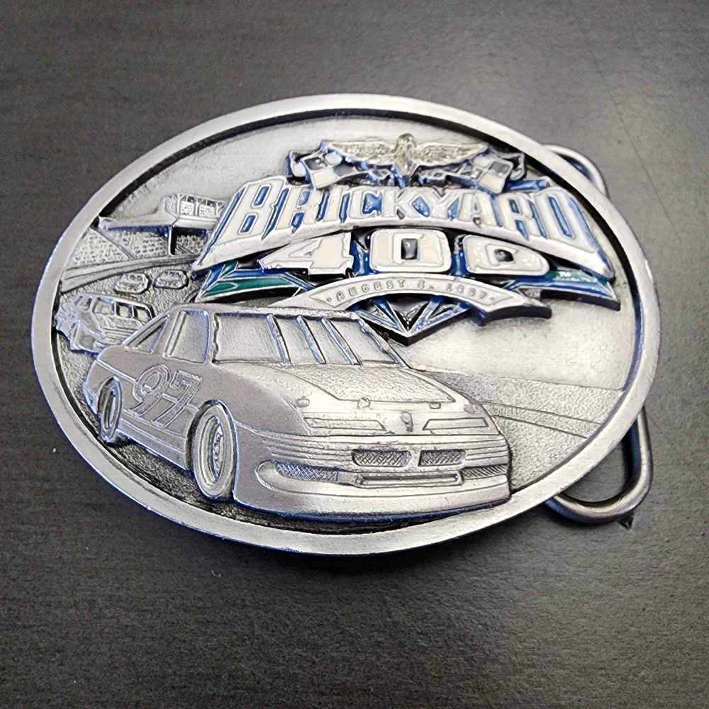 Vintage 1997 Brickyard 400 Nascar Winston Cup Buckle